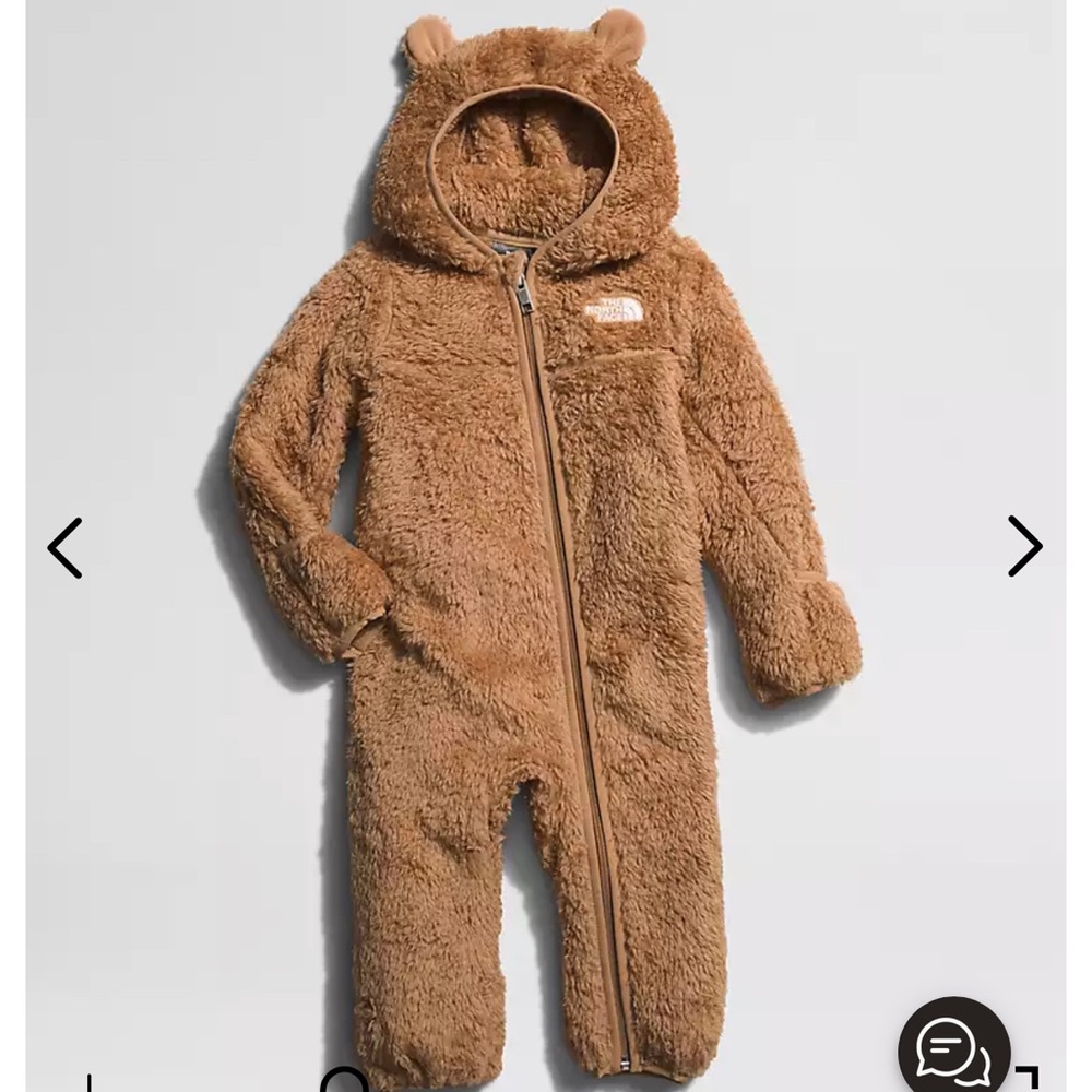 North face baby bear suit